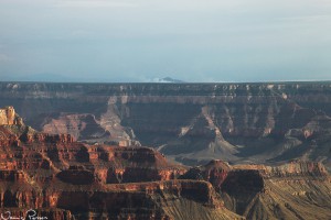 Skogsbranden vid South Rim.